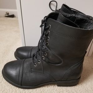 Torrid Black Combat Boots